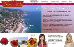 NewMatch site page front