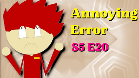 Annoying error thumb