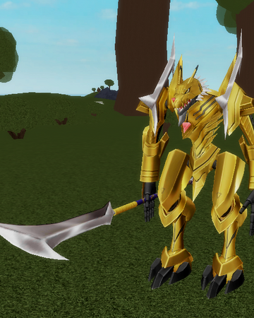 Cresgarurumon Official Digimon Origins Roblox Wiki Fandom