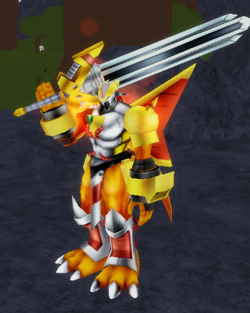 Victorygreymon Official Digimon Origins Roblox Wiki Fandom - roblox skyblock wiki weapons