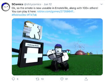 The Tiktok Invasion Official Emoteville Wiki Fandom - emoteville roblox