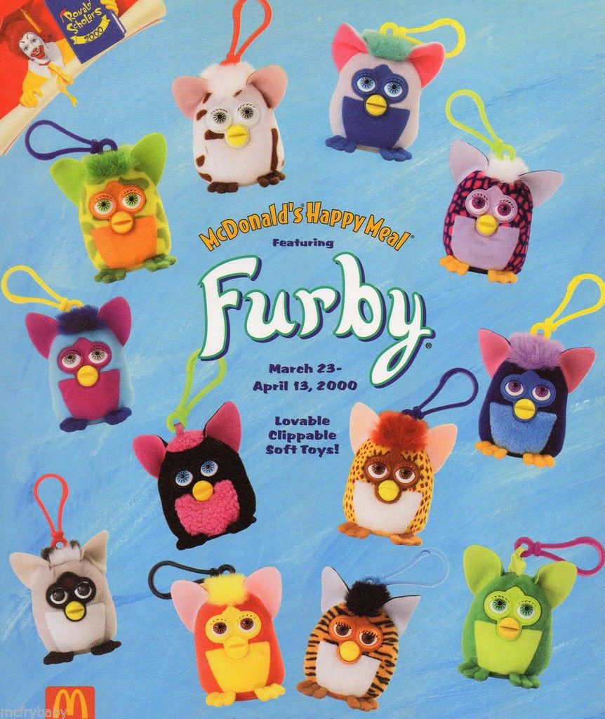 mcdonalds furby toys 2000