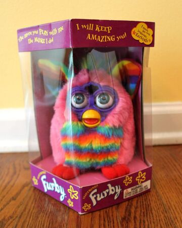 rainbow furby 1998