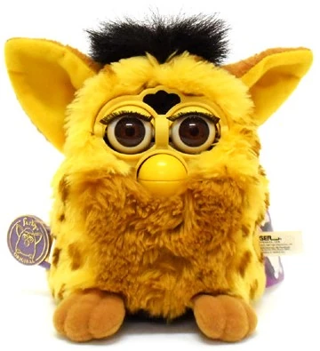 gold stripes furby