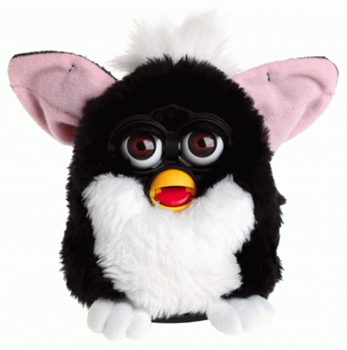 1998 black and white furby