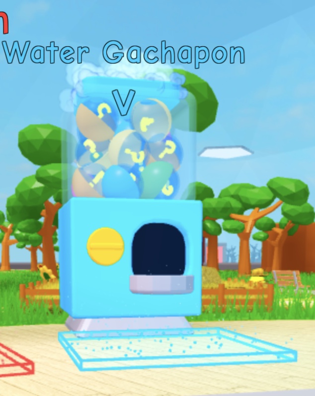 Water Gachapon Official Lawn Mowing Simulator Wiki Fandom - roblox code lawn mowing simulator