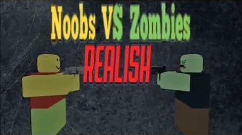 Noobs Vs Zombies Realish Wiki Fandom - noob vs zombie v2 0 roblox