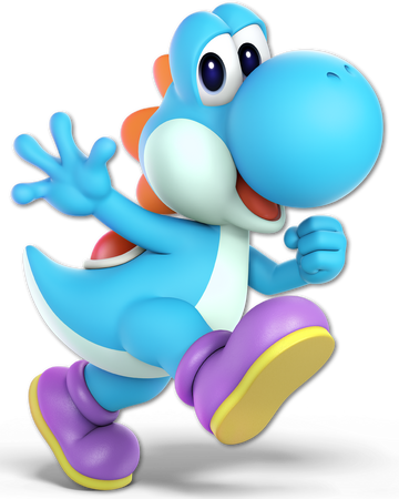light blue yoshi plush