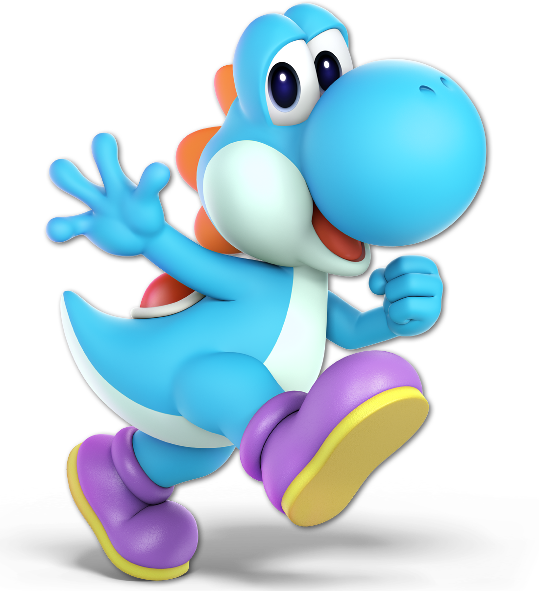 light blue yoshi plush