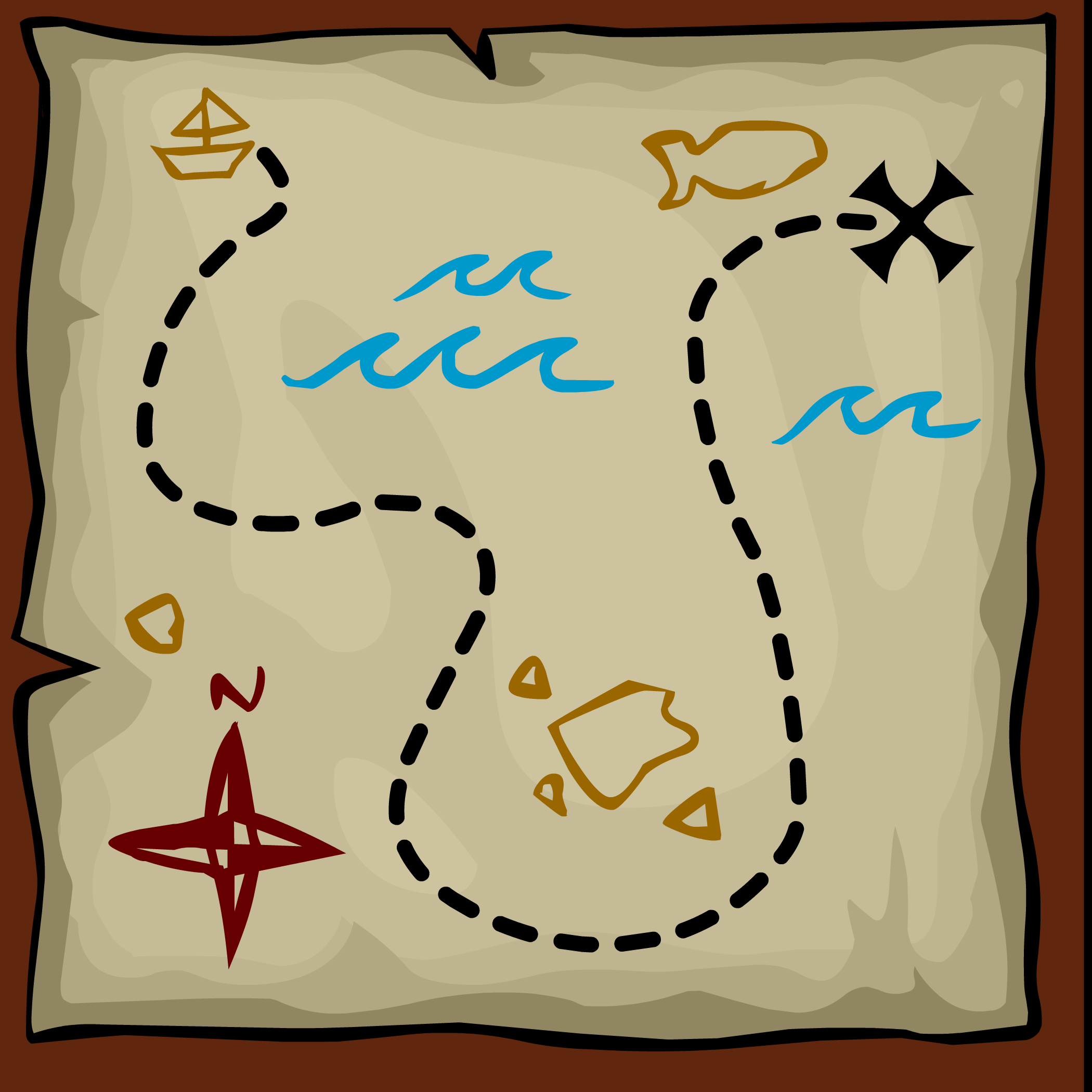 Treasure Map Background Free