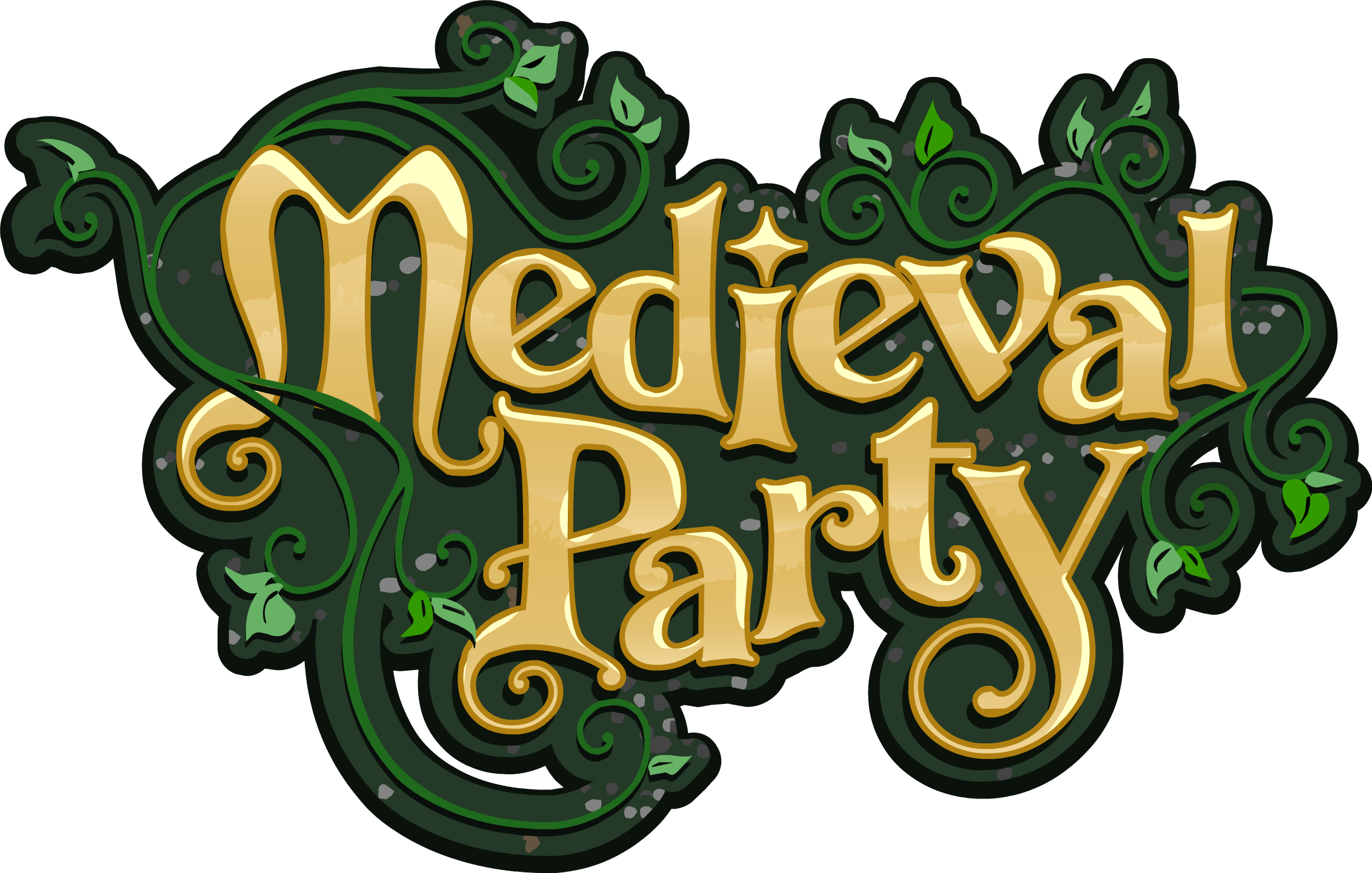Image result for club penguin medieval party logo