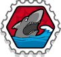 Shark! stamp