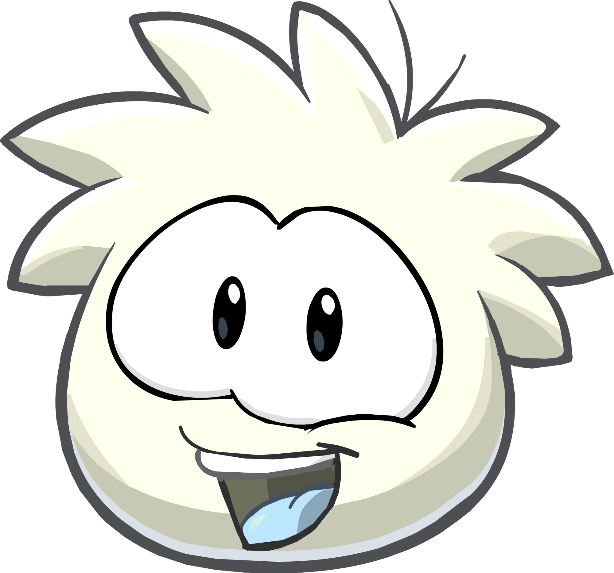 club penguin white puffle plush