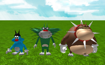 Oggy And The Cockroaches Roblox Designs Fandom - oggy and the cockroaches oggy map roblox