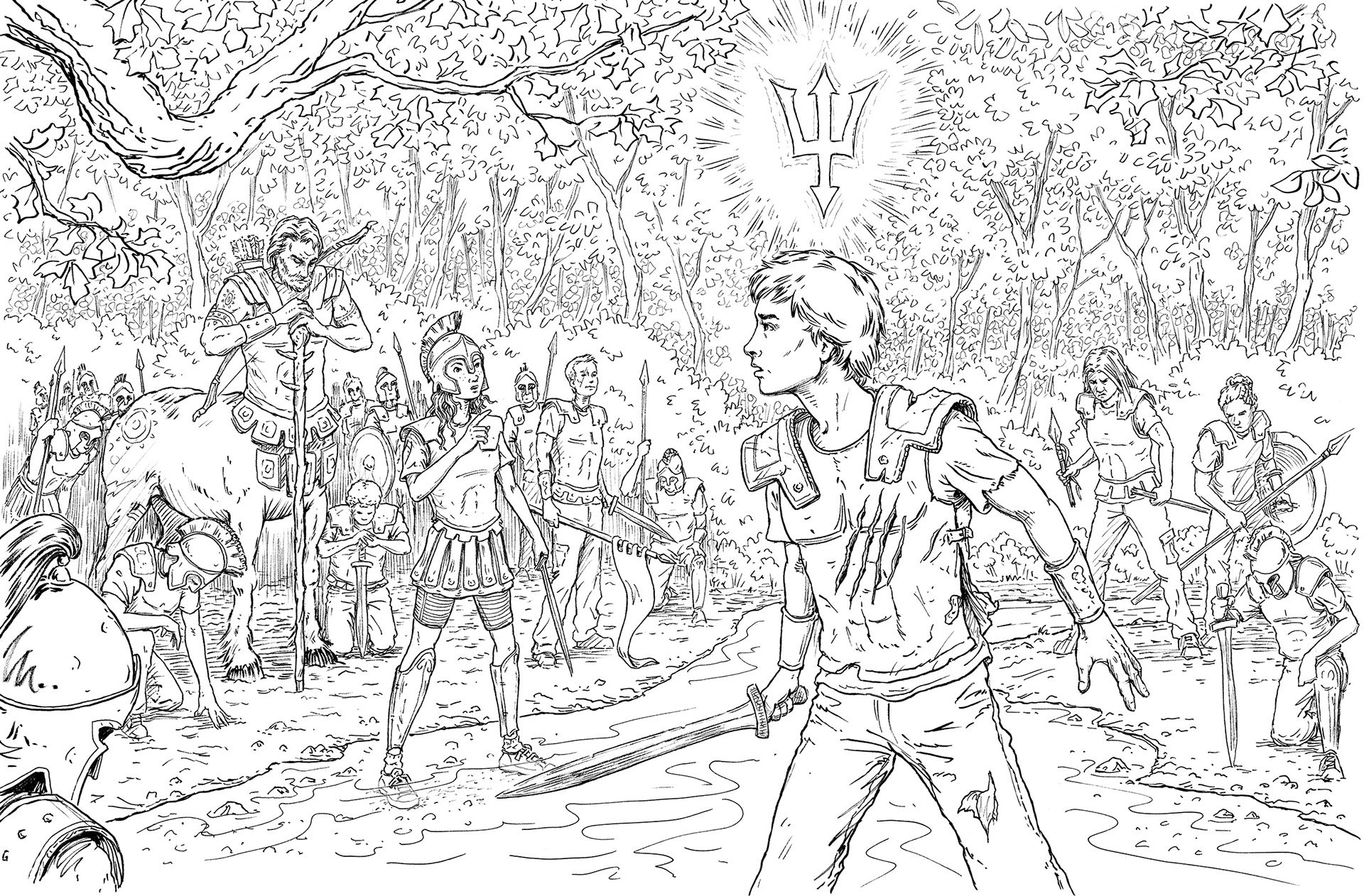 Percy Jackson Coloring Pages 5