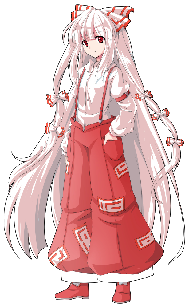 Touhou - Fujiwara no Mokou Minecraft Skin