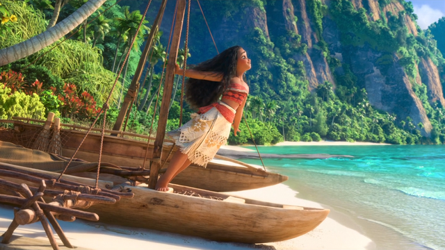 La Legende De La Mer Bleu Image - Vaiana la Légende du Bout du Monde (Disney) 2016 séquence