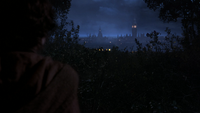 2x21 Baelfire dos vue Londres Angleterre Tour Elizabeth Big Ben