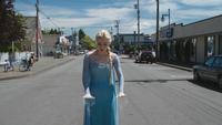 4x01 Elsa Reine des Neiges Storybrooke peur moto