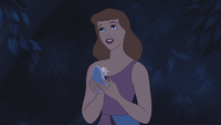 Cendrillon (Disney) 1950 pantoufle de verre restante mains remerciement cadeaux présents Marraine la Bonne Fée mini