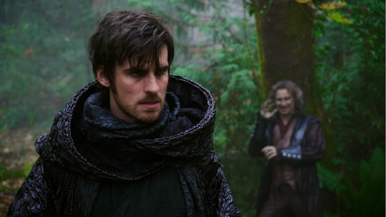 Image 5x10 Killian Jones Capitaine Crochet Ténébreux Rumplestiltskin voix tentative persuasion