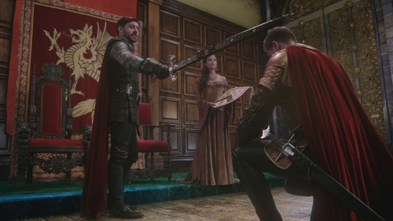 Fils Du Roi Arthur Et De Guenièvre Image - 5x03 Roi Arthur Reine Guenièvre David Nolan Excalibur