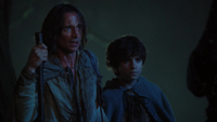 1x08 Baelfire Rumplestiltskin confrontation Duc fuite