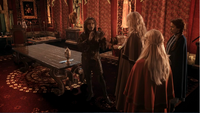 4x07 Rumplestiltskin Ingrid Helga Gerda demande contre-partie marché rubans jaunes