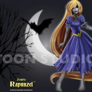 once upon a zombie rapunzel