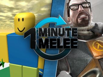 Robloxian Vs Gordon Freeman One Minute Melee Fanon Wiki Fandom - blue hev suit roblox