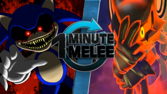 One Minute Melee Sonic Exe Vs Infinite One Minute Melee Fanon Wiki Fandom - sonic exe face roblox