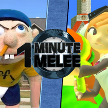 Jeffy Vs Meggy One Minute Melee Fanon Wiki Fandom - jeffy plays roblox for the first time