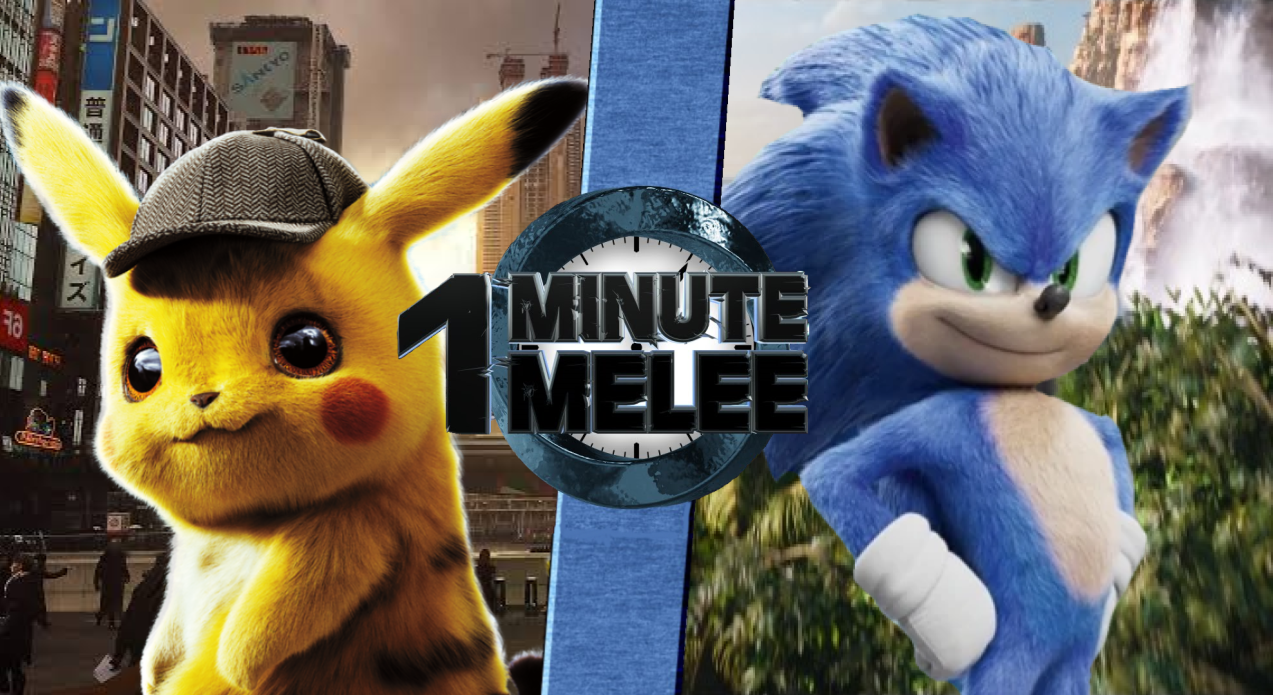 Detective Pikachu VS Movie Sonic | One Minute Melee Fanon Wiki | Fandom