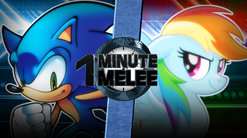 Sonic And Rainbow Dash Logo