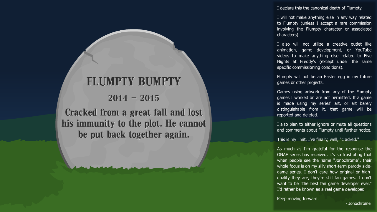 Find an Actor to Play Flumpty bumpty in One Nights At Flumpty's movie on  myCast