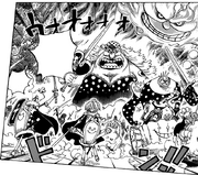 Big Mom Team Vs Mugiwara Pirates