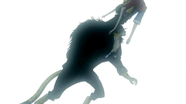 Rob Lucci derrotando a Luffy