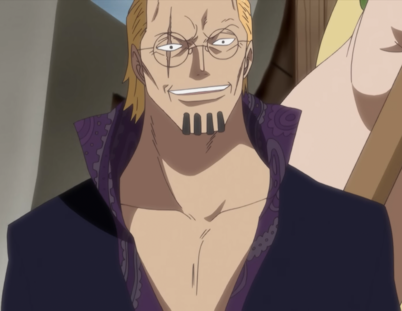 one piece silver rayleigh luffy's uncle