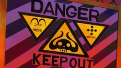 Punk Hazard Keep Out Sign Punk Hazard Keep Out Sign