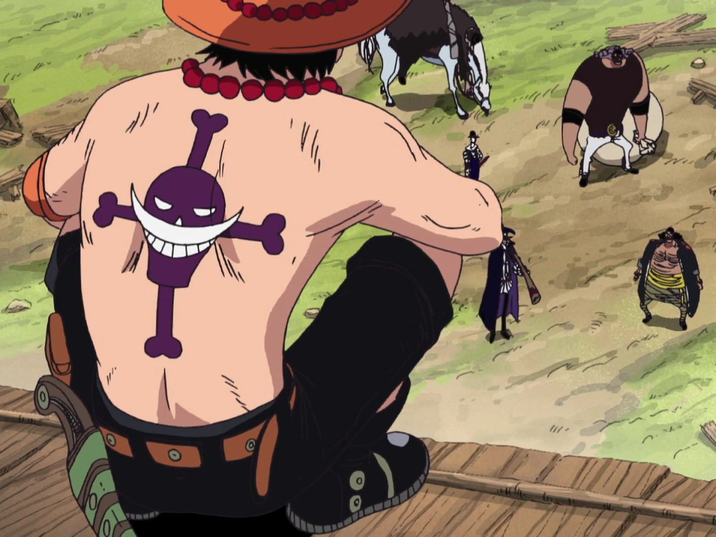 Image Ace Finds Blackbeard.png One Piece Wiki FANDOM powered by Wikia