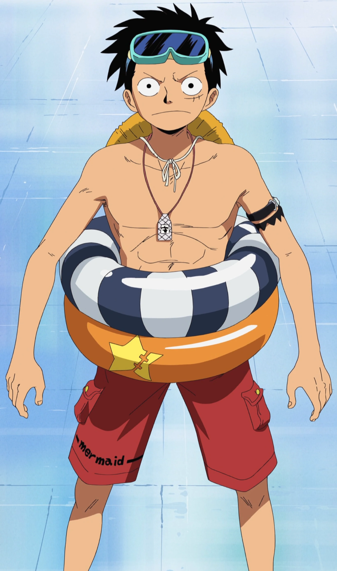 Image Luffy Spa Island Arc Outfit.png One Piece Encyclopédie
