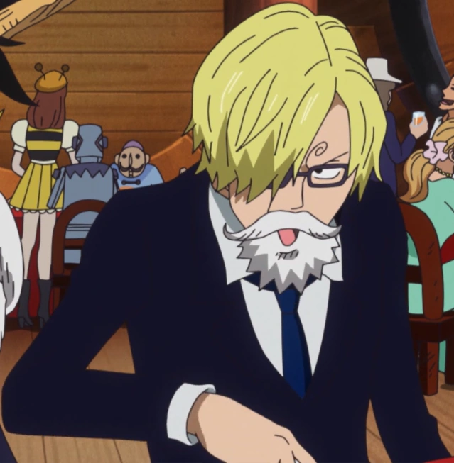 Image Sanji's Dressrosa Disguise in the Anime.png One Piece Wiki