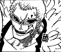 Doflamingo licks blood