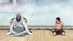 Garp conversando com ace