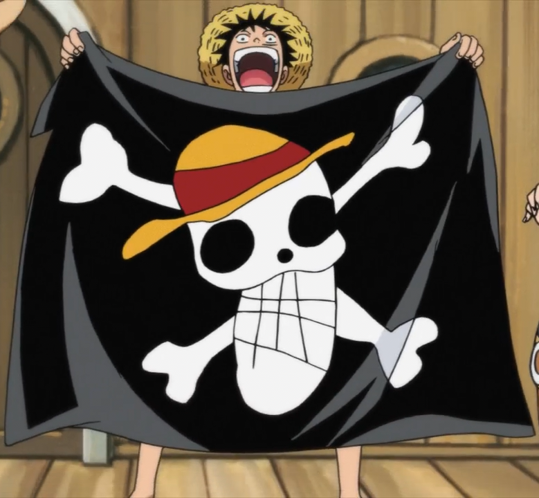 one piece luffy jolly roger