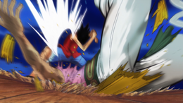 Luffy Defeats Bellamy