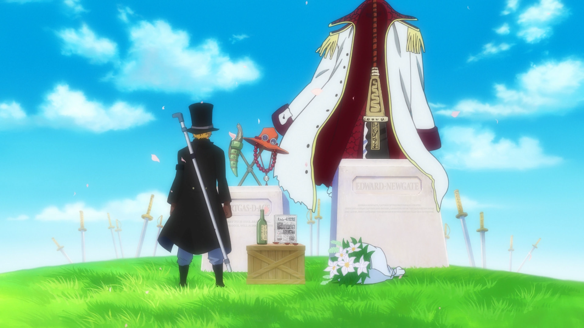 Image Sabo Visits Ace and Whitebeard's Grave.png One Piece Wiki