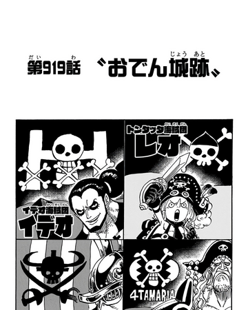 Chapter 919 One Piece Wiki Fandom