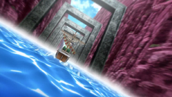 El Going Merri entrando al Grand line