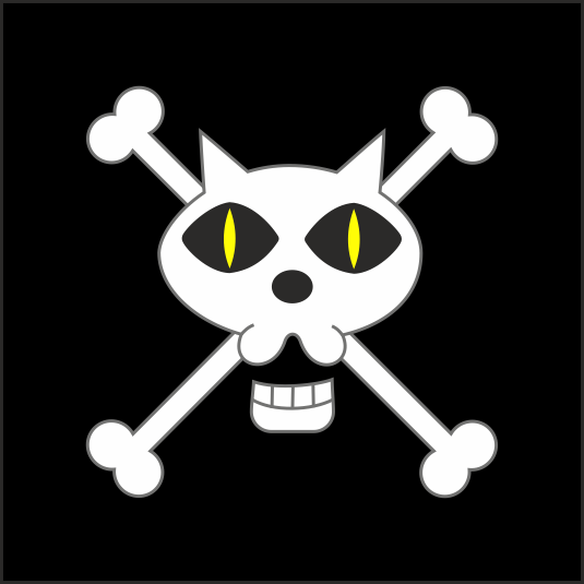 Imagen Piratas Gato Negro bandera.png One Piece Wiki FANDOM powered by Wikia
